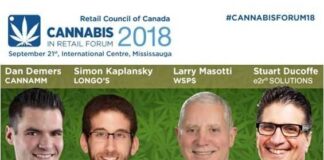Cannabis in Retail Forum 2018, Friday, September 21 in Mississauga